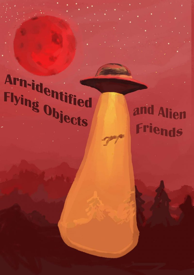 Voici 2 titres d’Arn-Identified Flying Objects and Alien Friends