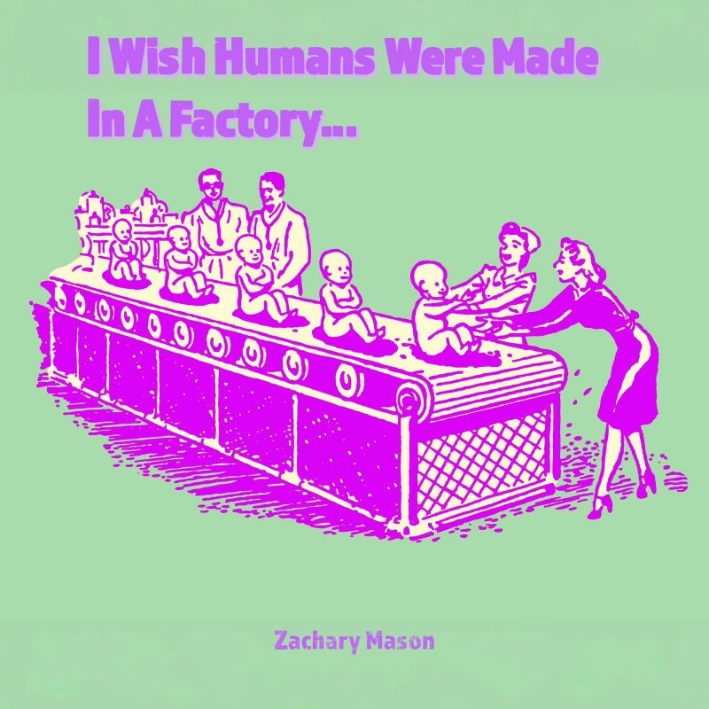 Zachary Mason et la chanson « I Wish Humans Were Made In A Factory… » – Un single rock aussi ludique qu’accrocheur