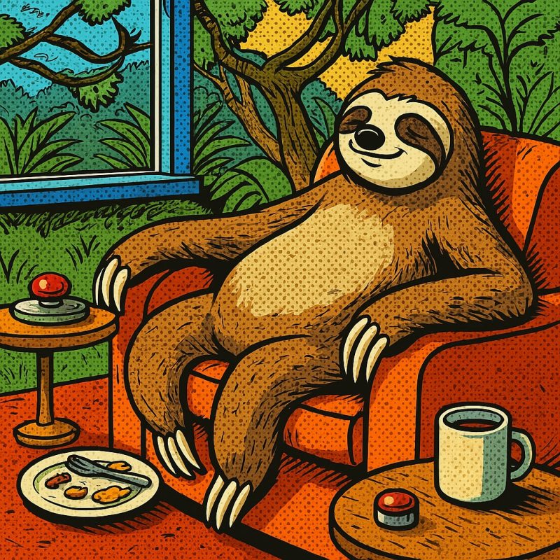 Steam Lizard enclenche le « mode paresse » avec “Sloth mode on (Slothing It Song)”