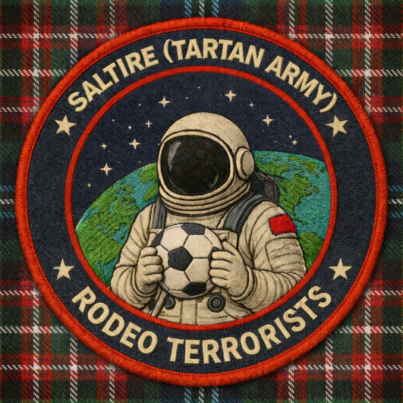 L&rsquo;échappée belle de Rodeo Terrorists avec « Saltire (Tartan Army) »