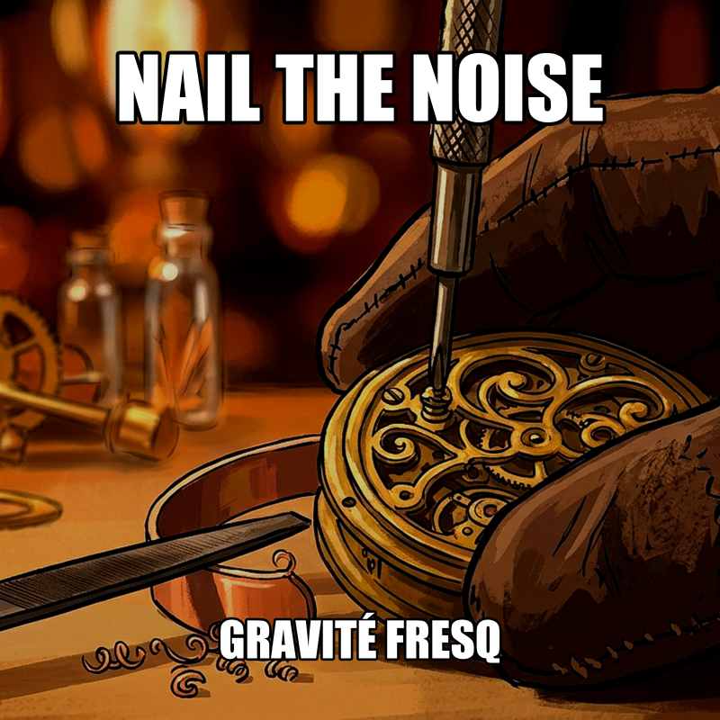Gravité Fresq dévoile « Nail The Noise »  : L’implosion nécessaire de la tyrannie numérique